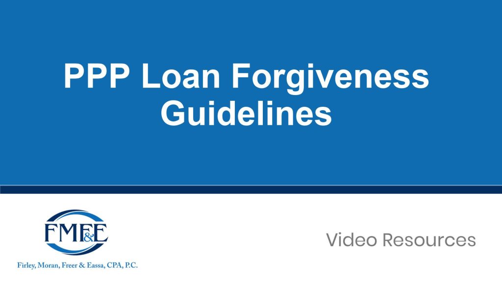 PPP Loan Forgiveness